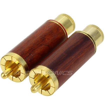 W&M Audio RCA Plug Gold Plated Ø 8.2mm (La paire)