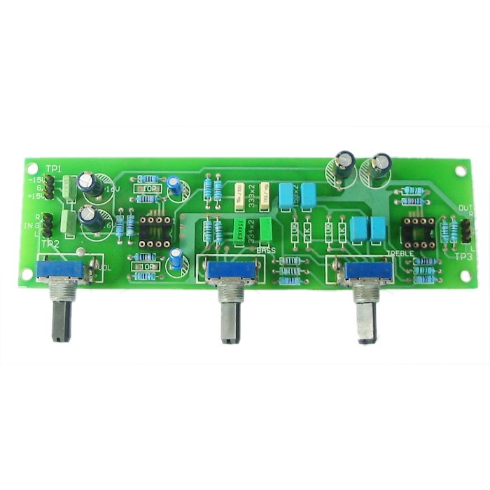 LITE Audio Kit Préamplificateur / Atténuateur avec contrôle de tonalité DIP8