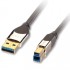 Lindy Câble USB-A Male/USB-B Male 3.0 Connecteurs Plaqué Or 1.0m