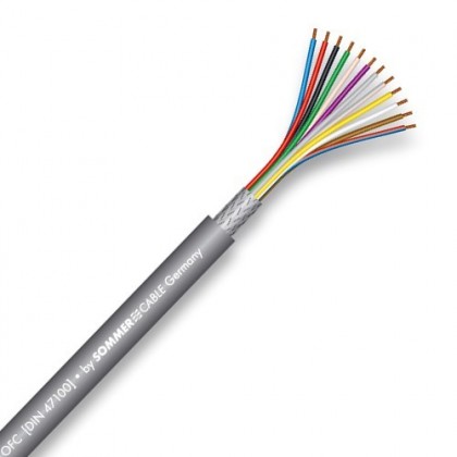 SOMMERCABLE CONTROL FLEX I2S transfert Cable 2x0.5mm² Ø 5.5mm