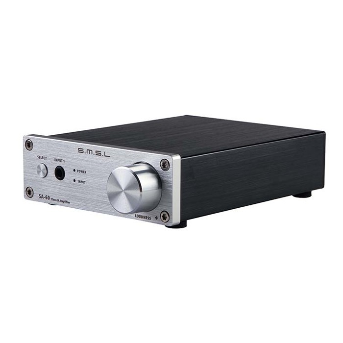 SMSL SA-60 Amplificateur numérique TPA3116 Class D 2x 55W / 8 Ohm Silver