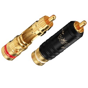 WBT-0144 RCA Plug Midline Gold Plated Ø9mm (La paire)