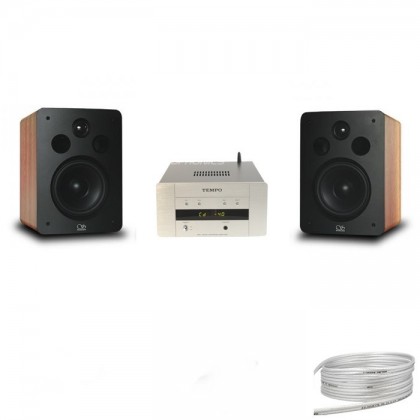 Système Audio Shanling Amplificateur DAC TEMPO eA2 ES9023 Enceintes S2