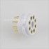 EIZZ EZ-1108 Ceramic tube socket Gold plated 8 pins FU50 5Z8P KT66