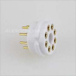 EIZZ EZ-1108 Bakelite tube socket Gold plated 8 pins