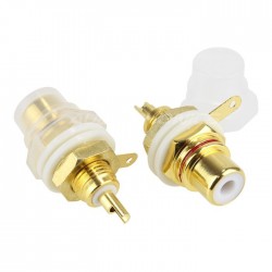 EIZZ EZ-101 Gold plated 24k RCA inlet (Pair)