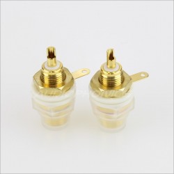 EIZZ EZ-101 Gold plated 24k RCA inlet (Pair)