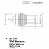 EIZZ EZ-104 Embase RCA Cuivre Tellurium Phosphore plaqué Rhodium (La paire)