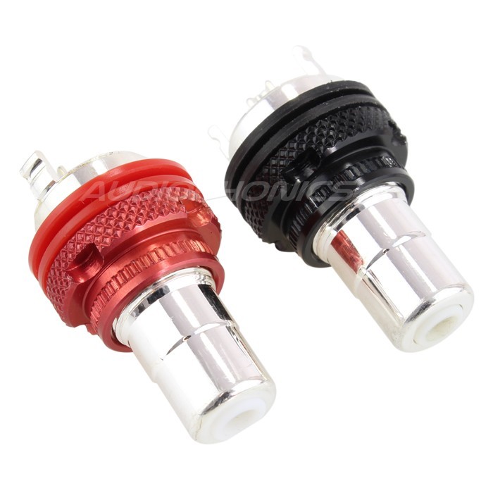 EIZZ EZ-106 Silver plated RCA inlet outside screw (Pair)