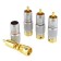 EIZZ EZ-203 Gold plated Te Copper Cinch RCA Copper (Set x4)