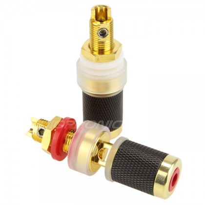 EIZZ EZ-303 Gold plated Tellurium Copper Binding posts (Pair)