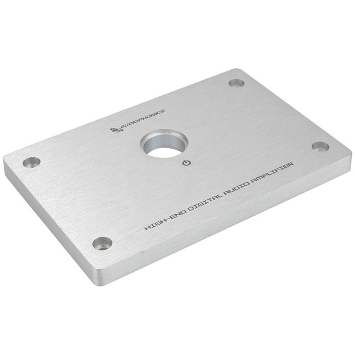 AUDIOPHONICS Aluminium front for DIY Amplifier GX183 134x90x10mm