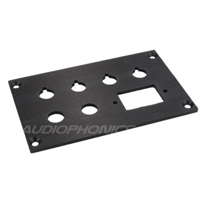 Audiophonics Aluminium rear for DIY Amplifier box 124x80x3mm