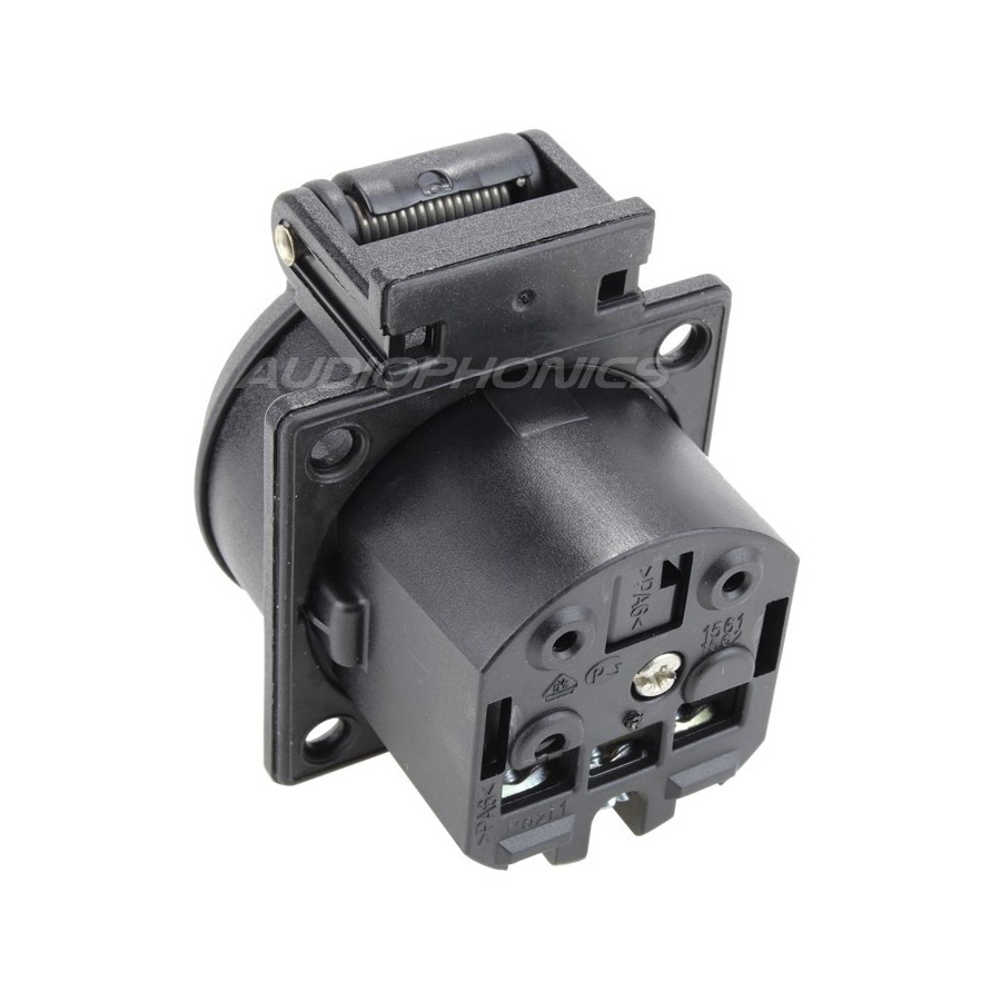 ABL SURSUM Power Plug Schuko Type F with Sutter 16A IP54 Black