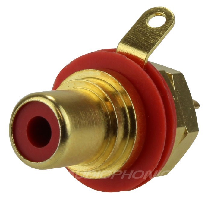 NYS367 RCA Solder Plug Red