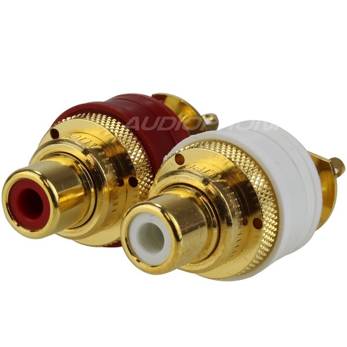 WBT-0201 RCA inlet Topline Gold Plated (Pair)