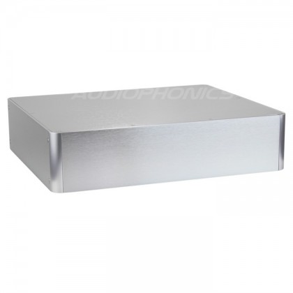 100% Aluminium DIY Box / Case angled corners 380x320x90mm