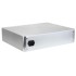 100% Aluminium DIY Box / Case angled corners 380x320x90mm Silver