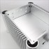100% Aluminium DIY Box / Case round corners with heatsink 242x206x150mm