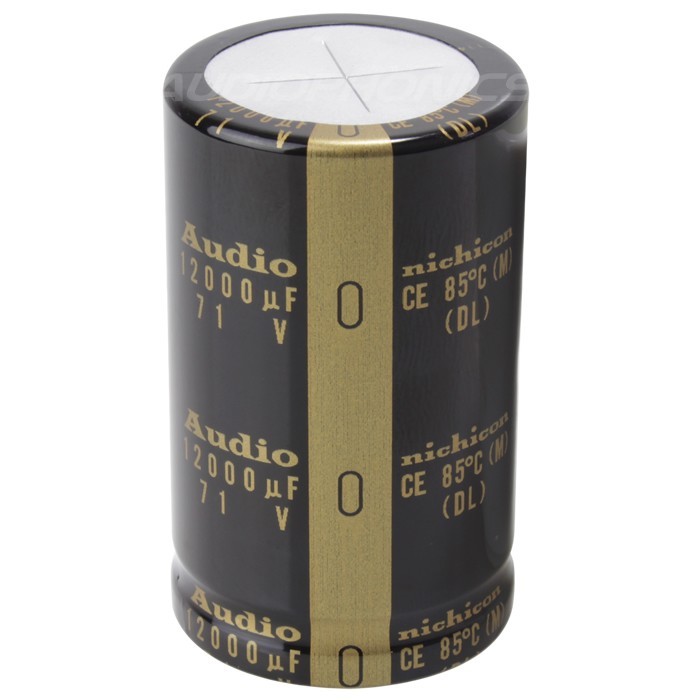 Nichicon Audio Capacitor High performance 71V 12000µF Audiophonics