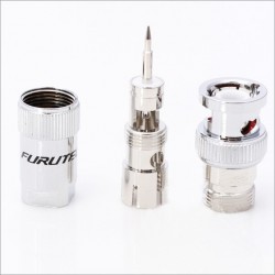 FURUTECH FP-3-117 R BNC connector Rhodium plated OCC Ø 8mm