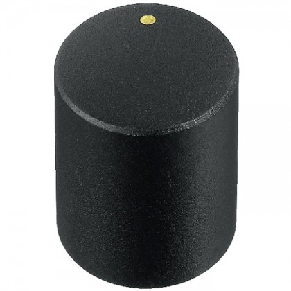 Knob Notched Shaft 15×18mm Ø6mm Black for Potentiometer