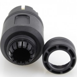 ELECAUDIO RS-34GP Connecteur Secteur Schucko Wine Plaquage Ag/Or 24K Ø16.5mm 