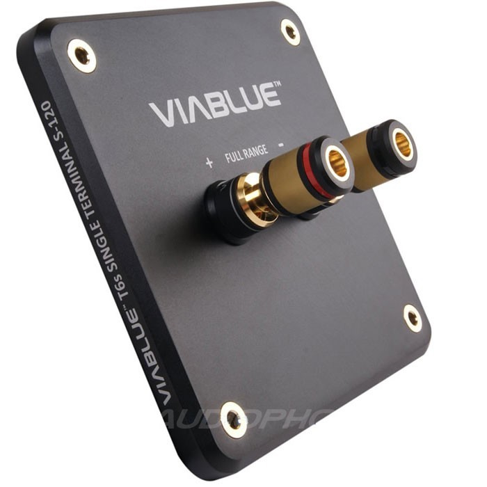 VIABLUE Single-Terminal S-120 Noir avec Borniers T6S