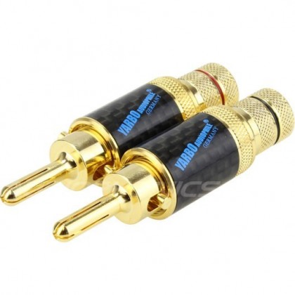 YARBO SC-2009GCF Banana Plug Gold Ø 8.5mm (La paire)