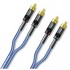 SOMMERCABLE ONYX 2025 Câble de Modulation Plaqué Or RCA-RCA Bleu 0.5m