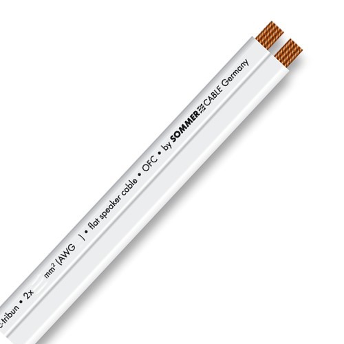 SOMMERCABLE TRIBUN Câble HP plat Cuivre OFC 2x1.5mm²