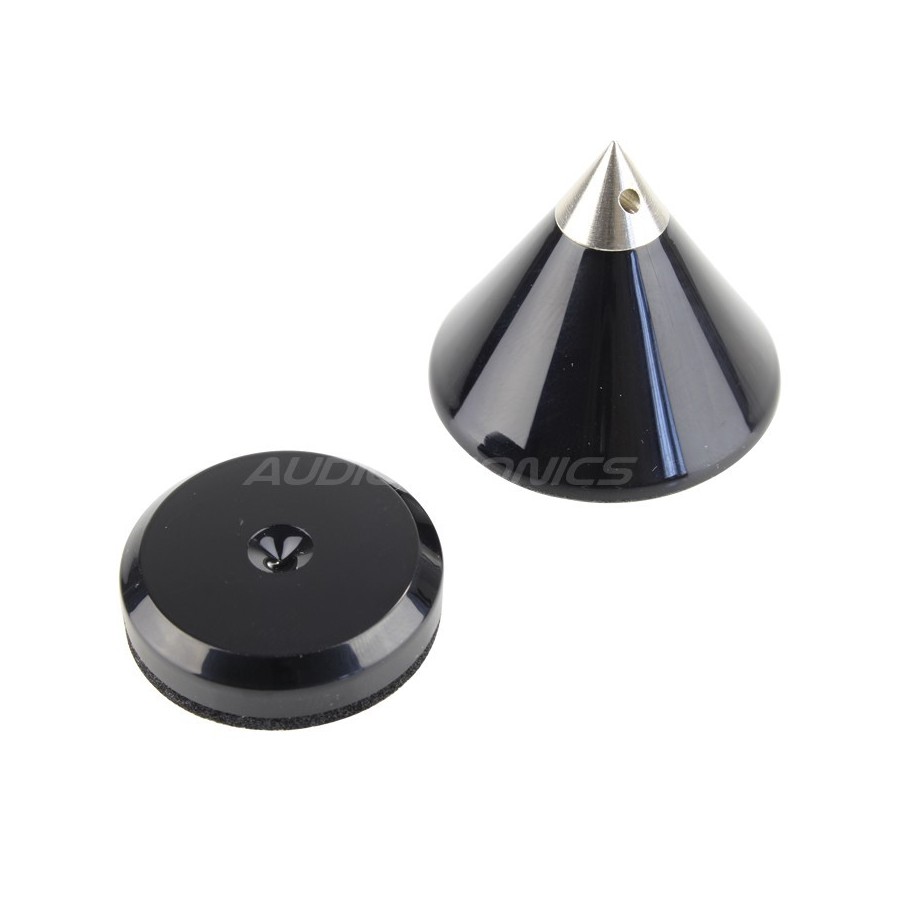Plaqué argent-Connecteurs de haut-parleur RCA en cuivre et argent