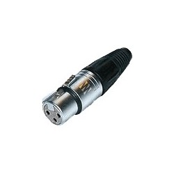 NEUTRIK NC3FX-SOM 3 Way Female XLR Connector "Sommer Version" Ø8.7mm (Unit)