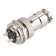 Connecteur aviation GX16 verouillable 2 pôles plaqué Argent 300V 5A Ø 7mm