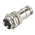 Snap-fit GX16 plug 2 pin 300V 5A Ø7mm