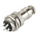 Snap-fit GX16 plug 4 pin 300V 5A Ø 7mm