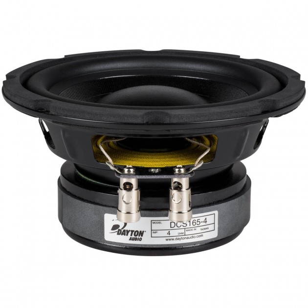 DAYTON AUDIO DCS165-4 Classic Haut-Parleur Subwoofer Kevlar 100W 4 Ohm 87dB  36Hz - 1100Hz Ø16.5cm - Audiophonics