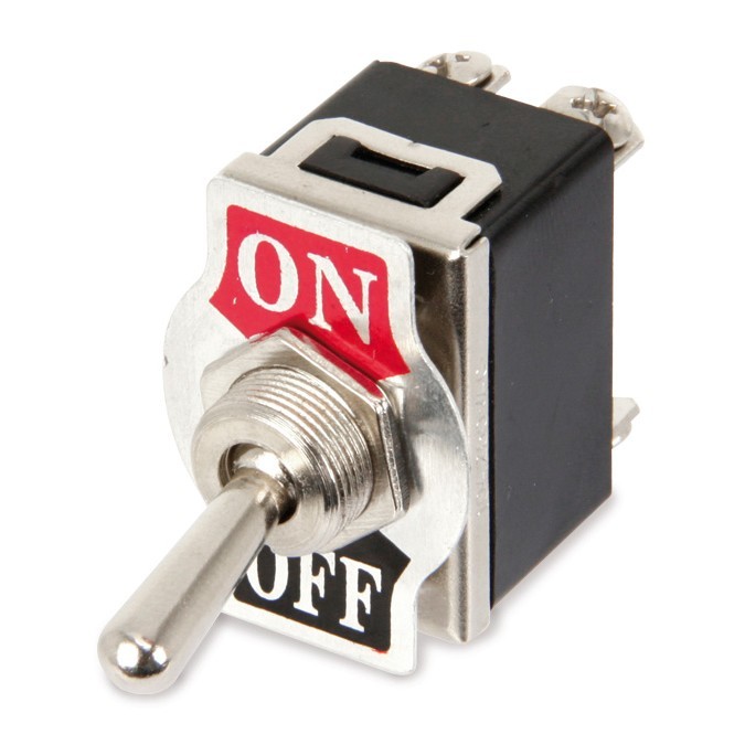 2 Pole 2 Positions Aviation Type Toggle Switch ON-OFF 250V 10A