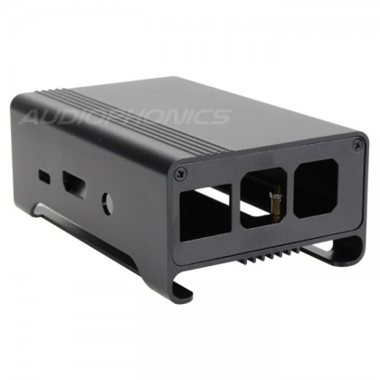 Black Acrylic case for Raspberry Pi 2.0 model B format HAT