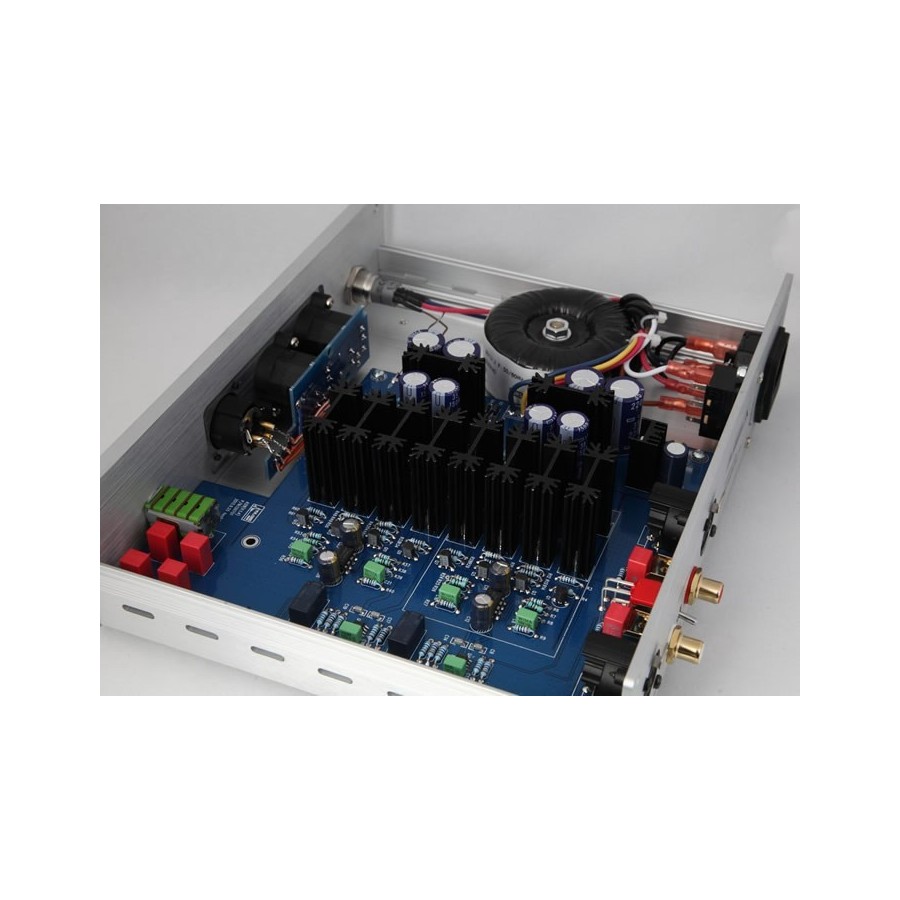 Yulong A28 Balanced Headphone Amplifier Class A Silver Audiophonics