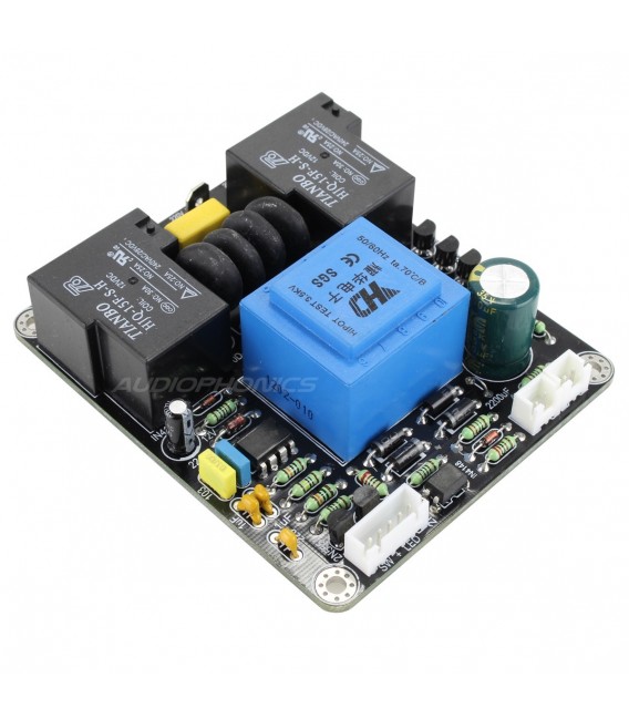 Power On And Delay Softstart Board And Protection For Amplifier 