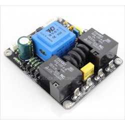 Power on and delay softstart board for amplifier