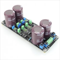 Dual Power Supply board for Amplifier 4x4700µF 100V