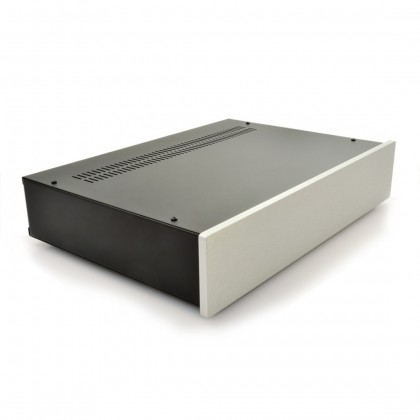 HIFI 2000 - 2U Chassis 300mm - 10mm front Silver