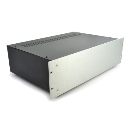 HIFI 2000 3U Chassis 300mm - 4mm front Silver
