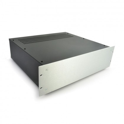 HIFI 2000 3U Chassis 400mm - 4mm front Silver