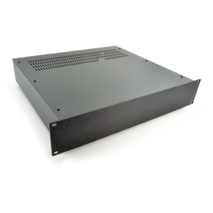 HIFI 2000 2U Chassis 400mm - 4mm front Black