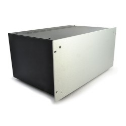 HIFI 2000 5U Chassis 300mm - 4mm front Silver