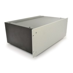 HIFI 2000 Case 4U 300mm - Front 4mm Silver