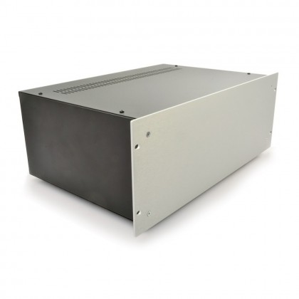 HIFI 2000 4U Chassis 300mm - 4mm front Silver